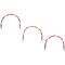 3ct. Candy Cane Arch Outdoor Christmas Pathway Markers